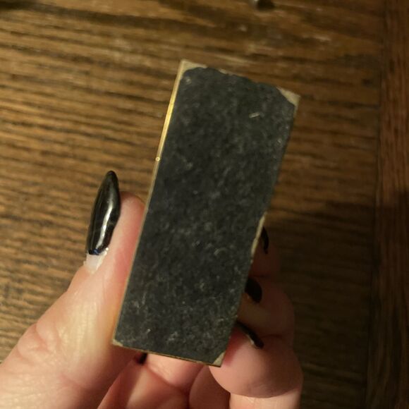 Vintage Miniature Brass Analog Clock By Chass Japan Hong Kong Untested - Picture 3 of 3